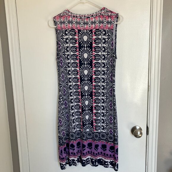Tribal Sleeveless Midi Dress Women's Size S - Picture 6 of 6